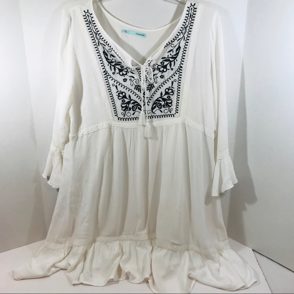 Ladies Boho Hippie Dress Top